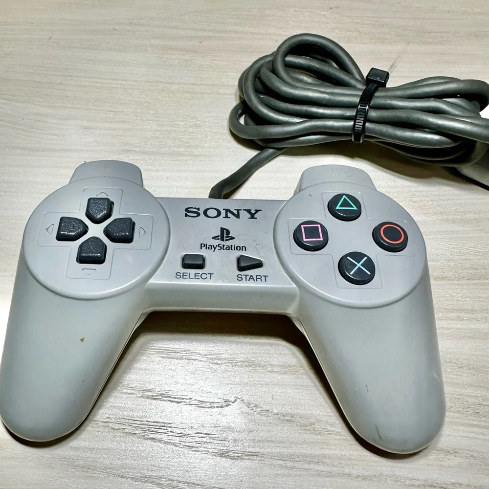 Sony PlayStation PS1 Controller SCPH 1080 Original OEM‎ Gray UNTESTED